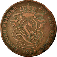 Münze, Belgien, Leopold I, 2 Centimes, 1956, S+, Kupfer, KM:4.2