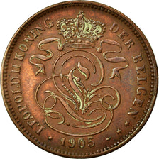 Coin, Belgium, 2 Centimes, 1905, AU(55-58), Copper, KM:36