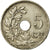 Moneta, Belgia, 5 Centimes, 1926, EF(40-45), Miedź-Nikiel, KM:66