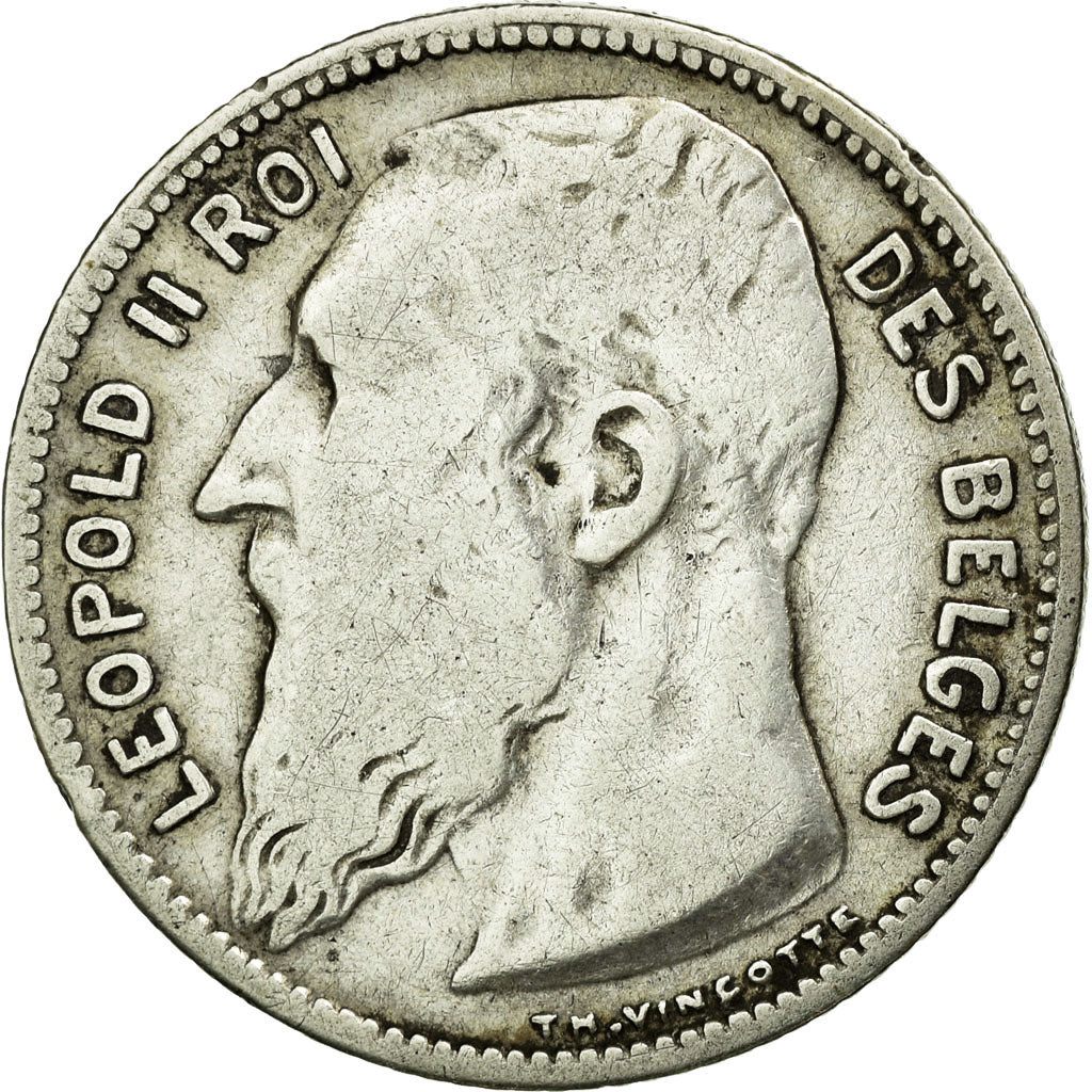 Coin, Belgium, Franc, 1904, F(12-15), Silver, KM:56.1