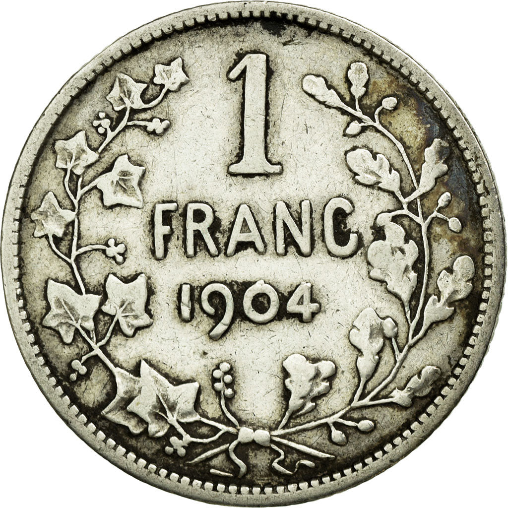 Coin, Belgium, Franc, 1904, F(12-15), Silver, KM:56.1