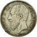 Moneda, Bélgica, Leopold II, Franc, 1866, BC+, Plata, KM:28.1
