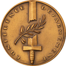 Suíça, Medal, Conférence Désarmement, Genève, 1932, Huguenin, MS(63)