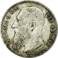Coin, Belgium, 50 Centimes, 1909, EF(40-45), Silver, KM:60.1