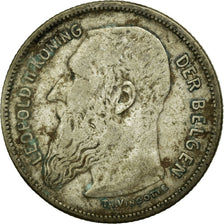 Coin, Belgium, 2 Francs, 2 Frank, 1904, F(12-15), Silver, KM:59