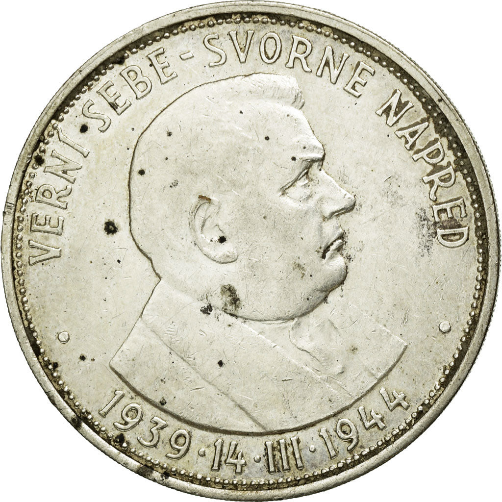 Coin, Slovakia, 50 Korun, 1944, VF(20-25), Silver, KM:10