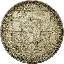 Coin, Czechoslovakia, 20 Korun, 1933, VF(30-35), Silver, KM:17