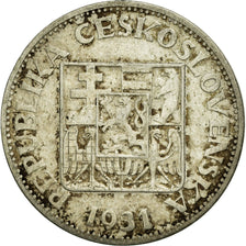 Coin, Czechoslovakia, 10 Korun, 1931, VF(30-35), Silver, KM:15