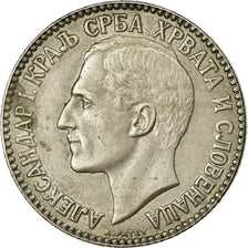Coin, Yugoslavia, Alexander I, 2 Dinara, 1925, VF(30-35), Nickel-Bronze, KM:6