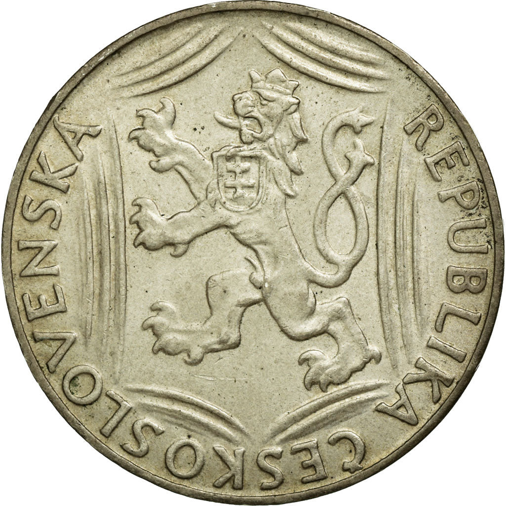 Coin, Czechoslovakia, 100 Korun, 1948, EF(40-45), Silver, KM:27