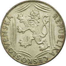 Coin, Czechoslovakia, 100 Korun, 1948, EF(40-45), Silver, KM:27