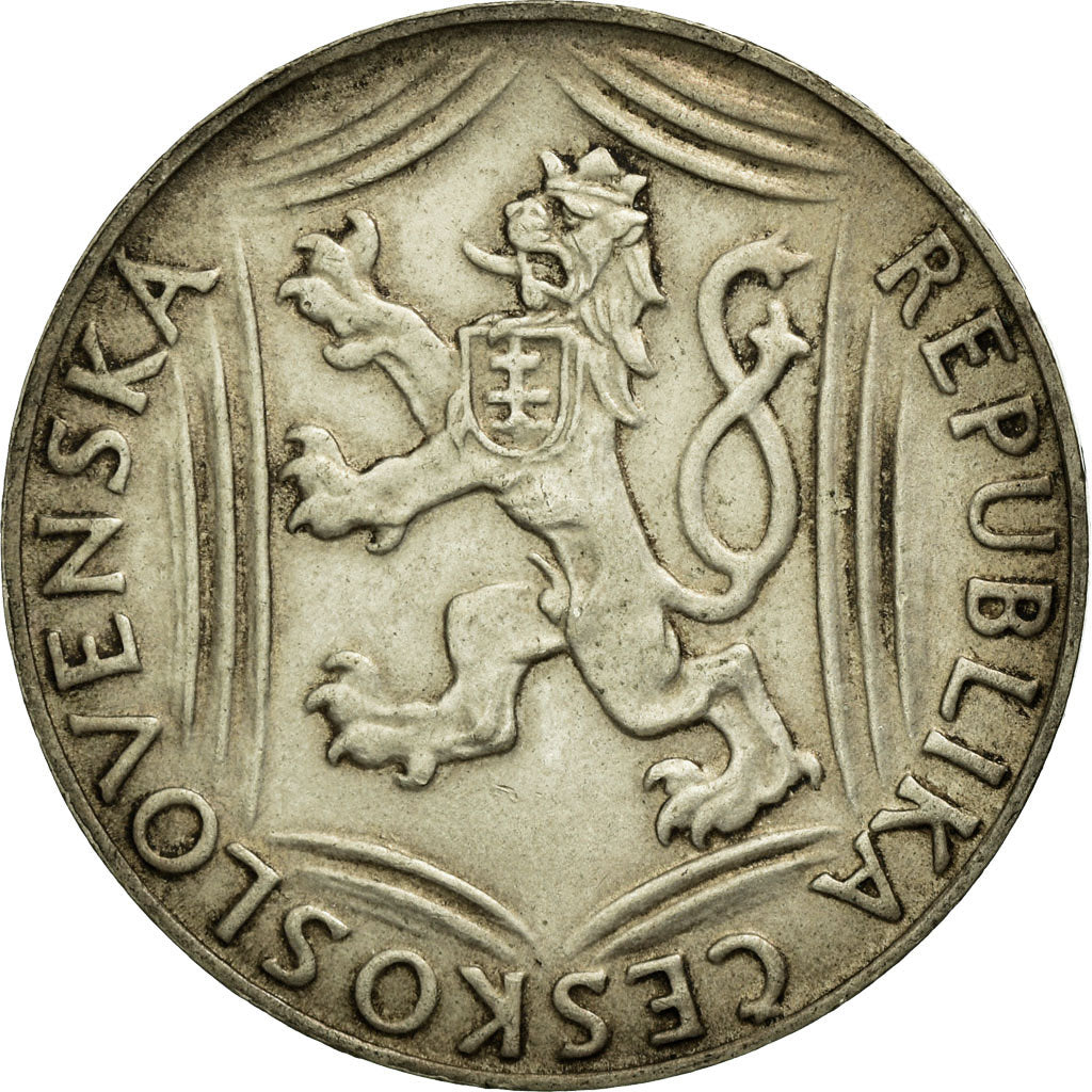 Coin, Czechoslovakia, 100 Korun, 1948, VF(30-35), Silver, KM:27