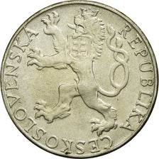 Coin, Czechoslovakia, 50 Korun, 1948, EF(40-45), Silver, KM:25