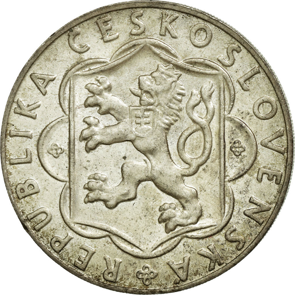 Monnaie, Tchécoslovaquie, 10 Korun, 1954, TTB, Argent, KM:40