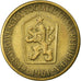 Coin, Czechoslovakia, Koruna, 1961, EF(40-45), Aluminum-Bronze, KM:50