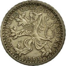 Coin, Czechoslovakia, 25 Haleru, 1933, EF(40-45), Copper-nickel, KM:16