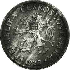 Coin, Czechoslovakia, 2 Halere, 1923, EF(40-45), Zinc, KM:5