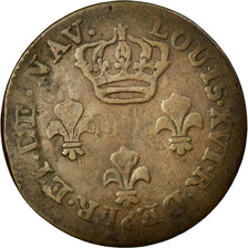 Coin, FRENCH GUIANA, 2 Sous, 1782, Paris, VF(20-25), Billon, KM:1