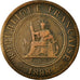 Coin, FRENCH INDO-CHINA, Cent, 1888, Paris, VF(30-35), Bronze, KM:1