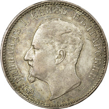Monnaie, Bulgarie, Ferdinand I, Lev, 1891, Kormoczbanya, Hungary, TTB, Argent