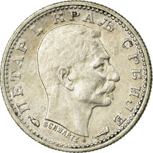 Coin, Serbia, Peter I, 50 Para, 1915, EF(40-45), Silver, KM:24.1