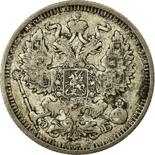 Coin, Russia, Nicholas II, 20 Kopeks, 1910, Saint-Petersburg, VF(30-35), Silver