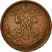 Moneda, Rusia, Nicholas II, 1/2 Kopek, 1909, Saint-Petersburg, MBC, Cobre