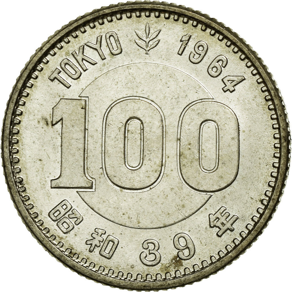 Coin, Japan, Hirohito, 100 Yen, 1964, EF(40-45), Silver, KM:79