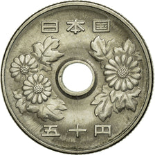 Monnaie, Japon, Hirohito, 50 Yen, 1970, TTB, Copper-nickel, KM:81