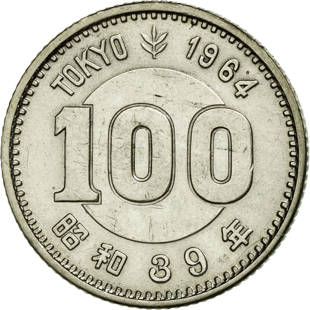 Coin, Japan, Hirohito, 100 Yen, 1964, EF(40-45), Silver, KM:79