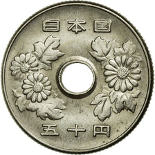 Coin, Japan, Hirohito, 50 Yen, 1976, EF(40-45), Copper-nickel, KM:81