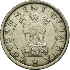 Coin, INDIA-REPUBLIC, 1/2 Rupee, 1950, EF(40-45), Nickel, KM:6.1