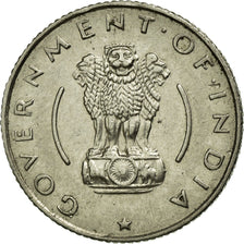 Coin, INDIA-REPUBLIC, 1/4 Rupee, 1956, Calcutta, EF(40-45), Nickel, KM:5.3