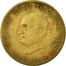 Coin, INDIA-REPUBLIC, 20 Paise, 1969, VF(20-25), Aluminum-Bronze, KM:42.1