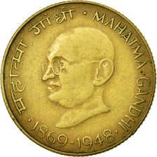Coin, INDIA-REPUBLIC, 20 Paise, 1969, VF(30-35), Aluminum-Bronze, KM:42.1