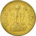 Coin, INDIA-REPUBLIC, 20 Paise, 1968, EF(40-45), Nickel-brass, KM:41