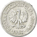 Moneda, Polonia, 10 Groszy, 1967, Warsaw, BC+, Aluminio, KM:AA47