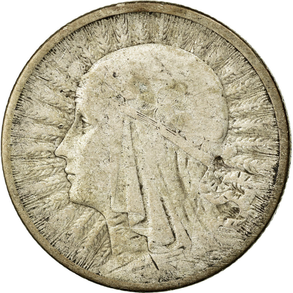 Coin, Poland, 2 Zlote, 1933, Warsaw, VG(8-10), Silver, KM:20