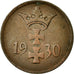 Coin, DANZIG, Pfennig, 1930, Warsaw, EF(40-45), Bronze, KM:140