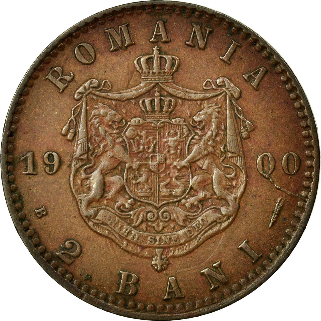 Coin, Romania, Carol I, 2 Bani, 1900, EF(40-45), Copper, KM:27