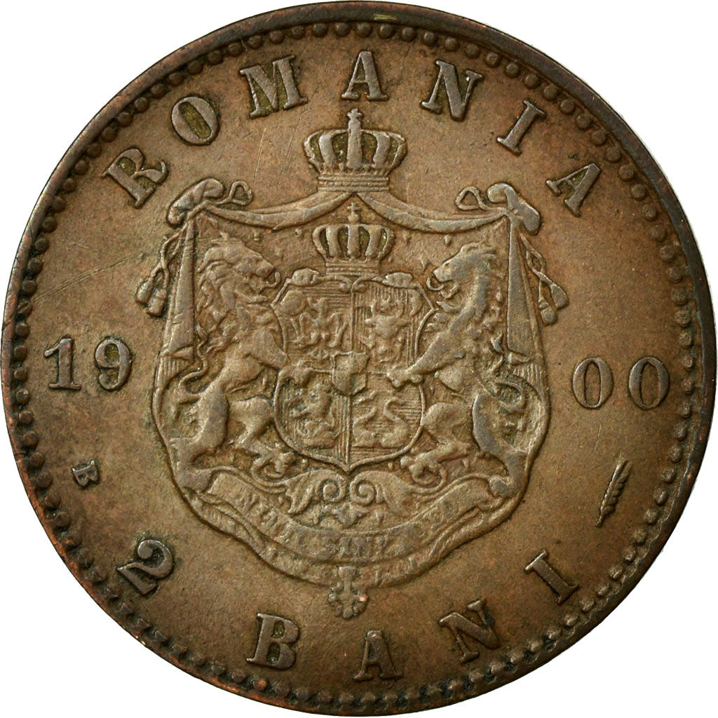 Coin, Romania, Carol I, 2 Bani, 1900, VF(30-35), Copper, KM:27