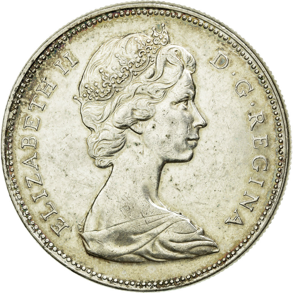 Coin, Canada, Elizabeth II, Dollar, 1966, Royal Canadian Mint, Ottawa