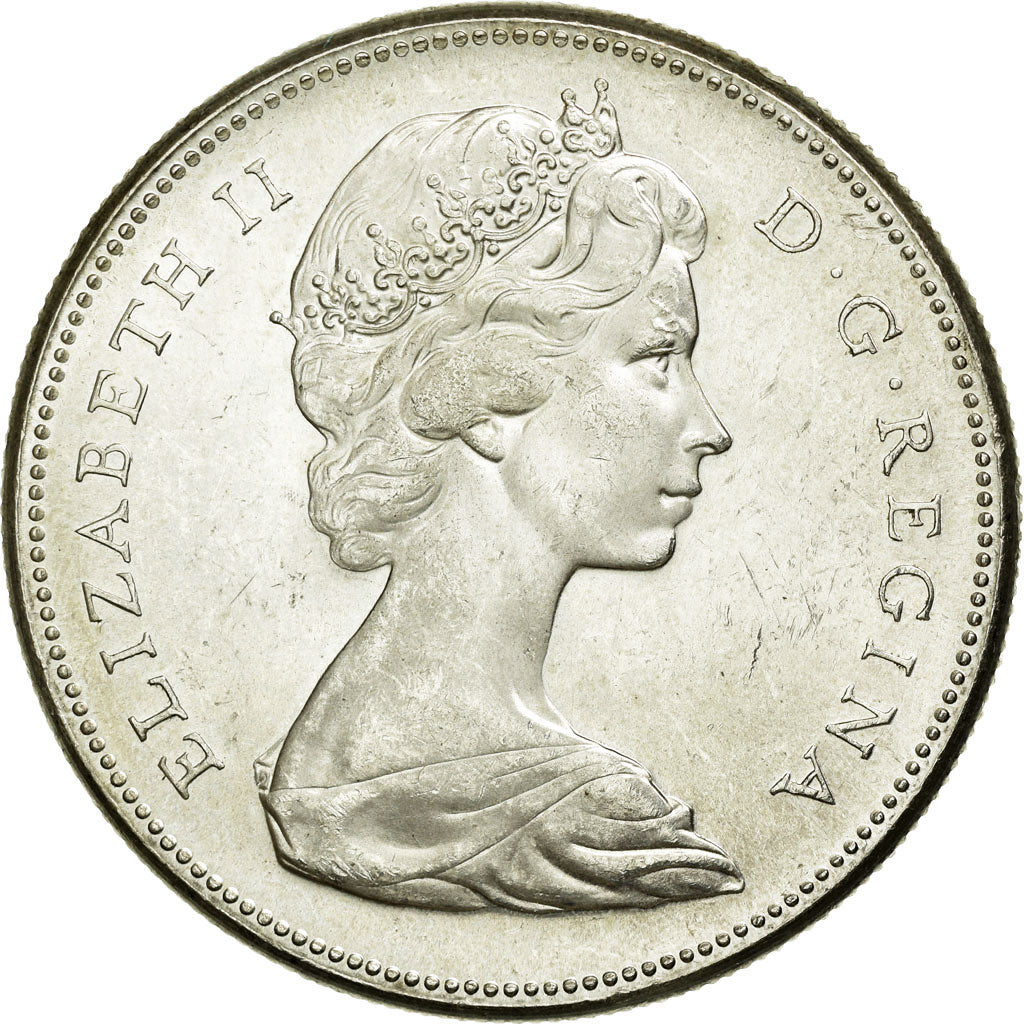 Coin, Canada, Elizabeth II, Dollar, 1967, Royal Canadian Mint, Ottawa
