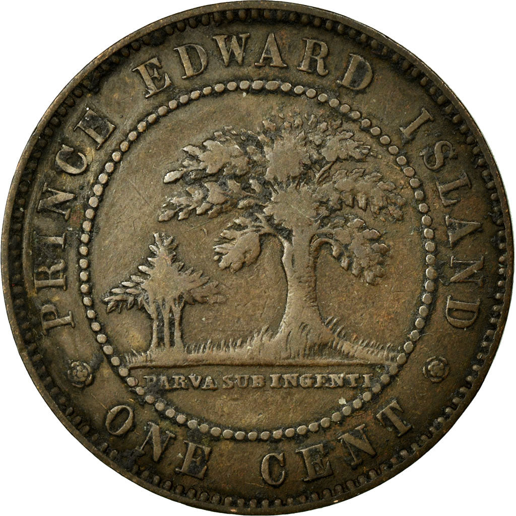 Coin, PRINCE EDWARD ISLAND, Cent, 1871, Royal Canadian Mint, Ottawa, EF(40-45)