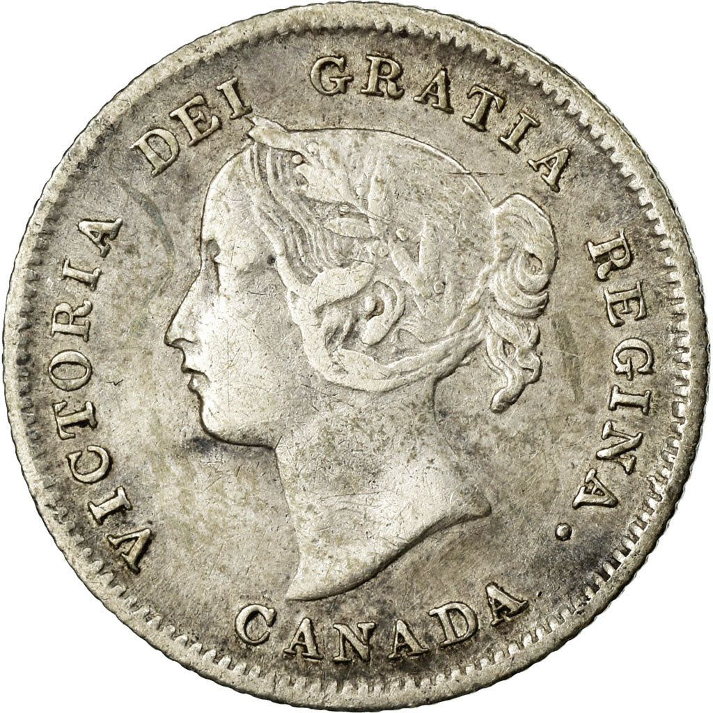 Monnaie, Canada, Victoria, 5 Cents, 1899, Royal Canadian Mint, TTB, Argent, KM:2