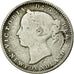 Moneda, TERRANOVA, Victoria, 10 Cents, 1872, Royal Canadian Mint, BC, Plata