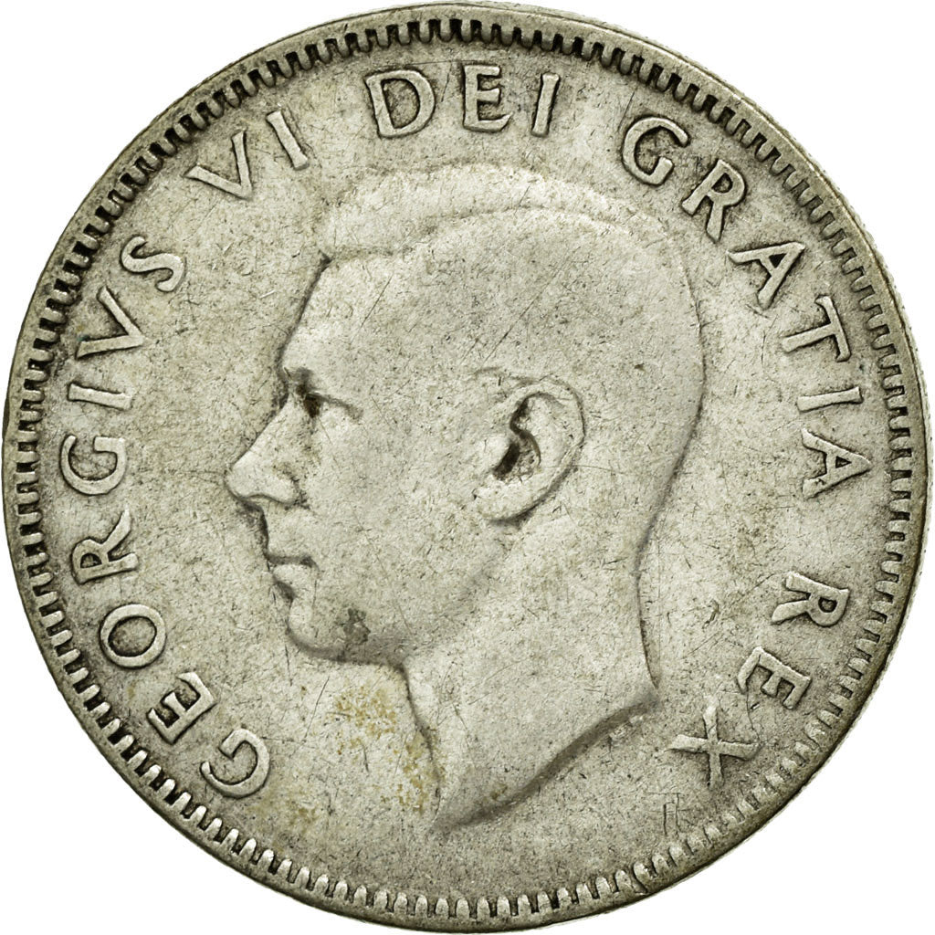 Coin, Canada, George VI, 25 Cents, 1949, Royal Canadian Mint, Ottawa, VF(20-25)