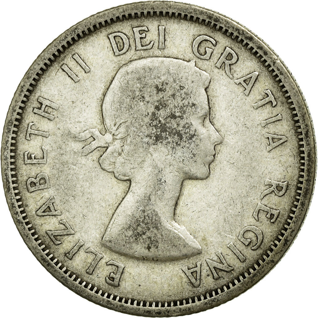 Coin, Canada, Elizabeth II, 25 Cents, 1953, Royal Canadian Mint, Ottawa