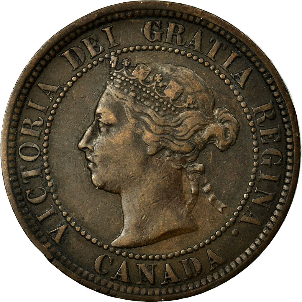 Coin, Canada, Victoria, Cent, 1887, Royal Canadian Mint, Ottawa, AU(55-58)