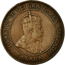 Coin, Canada, Edward VII, Cent, 1909, Royal Canadian Mint, Ottawa, EF(40-45)